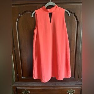 Sleeveless Coral Dress